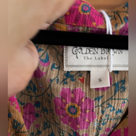 Golden Brown the Label Maxi Dress size S NWT - Picture 5 of 5